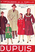 The family catalogue, Dupuis
Frères
Automne hiver 1952-53, cover.