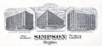 Simpson's stationery with Regina and 
Toronto facilities.