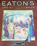 Modern conveniences in a rural 
setting, Eaton's Spring Summer 1926, cover. 