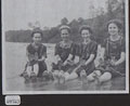 Young women on beach, ca 1894-95.