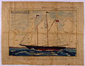 Garrett's printed jute pattern of the 
Bluenose.