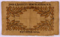 Early printed pattern for hooking, 
1894.