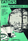 Page de couverture, Eaton's Summer
Home Handbook 1937.