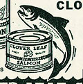 Boîte de saumon Clover Leaf,
Eaton's
Camp and Cottage Book 1939, p. 10.