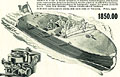 Bateau à moteur hors bord en
bois,
Eaton's Summer Home Handbook 1937, p. 28.