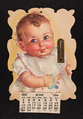 Wall calendar, 1930.