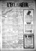 Ad for mail-order service, 
L'claireur, October 19, 1911.
