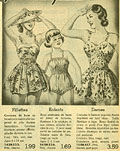 Swimsuits, Dupuis Frères
Mi-été 1951,
p. 5.