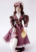 Eaton Beauty for 1992, designed by
Yvonne Richardson, Toronto, and made by Dynasty Doll Co., USA.