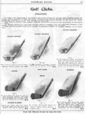 Golf clubs, Henry Morgan Spring Summer
1907, p. 125.