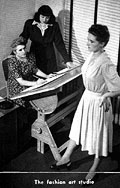 Pauline Boutal at work, 1947.