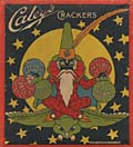 Caley's Christmas Crackers in Eaton's 
Jolly Crackers box.