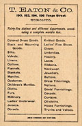 Eaton`s departments, Eaton's Fall
Winter 1884, p. 34