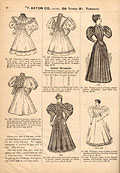 Ladies' wrappers, Eaton's Fall Winter
1895-96, p. 26.