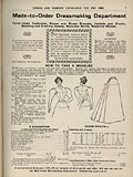 Made-to-order department, Eaton's 
Spring Summer 1899, p.9.