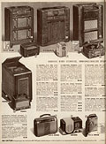 Assorted radios, Eaton Automne hiver
1948-49, p. 468.