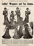 Ladies' wrappers and tea gowns,
Eaton's Spring Summer 1901, p. 12.