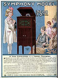 Symphony gramophone, Eaton's Fall
Winter 1919-20, p. 588.