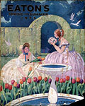 Sitting pretty, Eaton's Spring Summer
1925, cover.