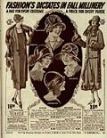Fall millinery, Eaton`s Fall Winter 
1925-26, p.63.