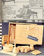 Dolly Household Set, Eaton's Fall
Winter 1919-20, p. 437.
