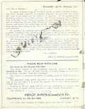 Letter of introduction, Pryce Jones 
1911, inside front cover.
