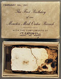 Souvenir birthday cake, February 5, 
1921.