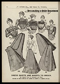 Dressmaking department, Eaton's Spring
Summer 1899, p. 12