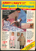Last catalogue, Army and Navy Fall
Winter 1985-86, cover.