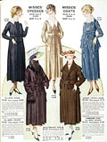 Wool coats and dresses, Eaton's Fall
Winter 1918-19, p. 63.