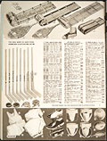 Bâtons de hockey dans le
catalogue de
1950-1951