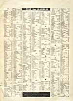Index du catalogue de 
Dupuis Frres, printemps-t 1962