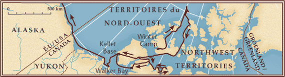Exploration route, 1917