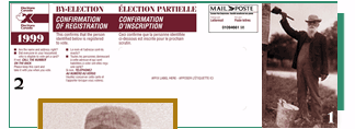 Campaign literature, two photos and one illustration
