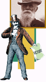 Campaign literature, two photos and one illustration