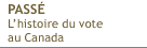 Pass L'histoire du vote au Canada