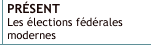 Prsent Les lections fdrales modernes