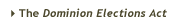The Dominion Elections Act