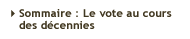Sommaire : Le vote au cours des dcennies