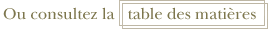 Table des matires