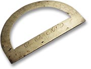 Protractor - 
The Stewart Museum at the Fort, Île Sainte-Hélène