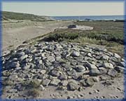 Tumulus funraire restaur  L'Anse-Amour - 
Photographie : David Keenlyside