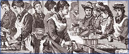 Cannery Crew - 
Scribner's Monthly, 1880