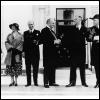 Pres. Franklin Roosevelt meeting P.M. Rt. Hon R. B. Bennett at World Economic Conference