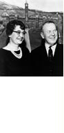 NAC detail of PA-117097 L.B. Pearson and Judy LaMarsh , Nov 1960. (photo: Roels, Ron).