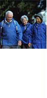 Group of six seniors walking outdoors,Ottawa(photo:) Fred Cattroll.