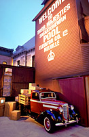 Grain elevator and Ford truck
