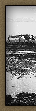 Tentes de pcheurs esquimaux faites de peaux de caribou, cap Chidley, Labrador