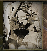 Dr. Robert Bell aboard S.S. Diana during the Wakeham Expedition
