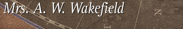 Mrs. A. W. Wakefield 